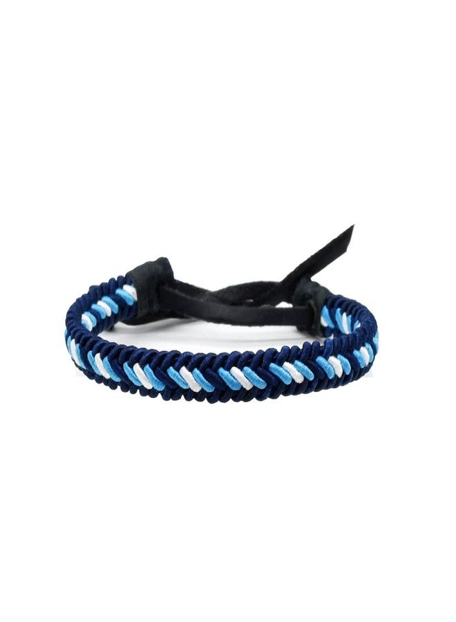 BDM Men's and Women's Fabric Bracelet with The Flag of Argentina, Adjustable Bracelet to Different Sizes - Image 1