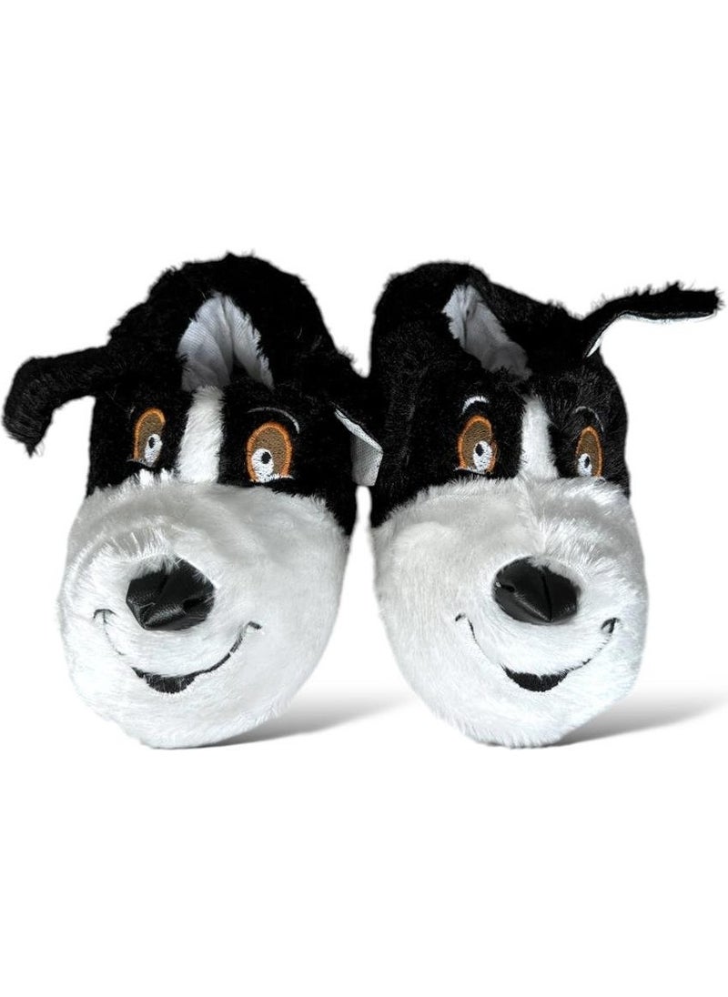 Cute Dog Figured Kids Slippers Black - pzsku/ZB11958DBD89CD183DA41Z/45/_/1734372617/7039532e-fa98-47cb-97c8-80c41c53ee7b