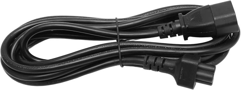 IEC320 C14 to C5 Power Cord 9.8ft Extension Cable with Tension PVC Cover for Laptop Adapters - Image 2