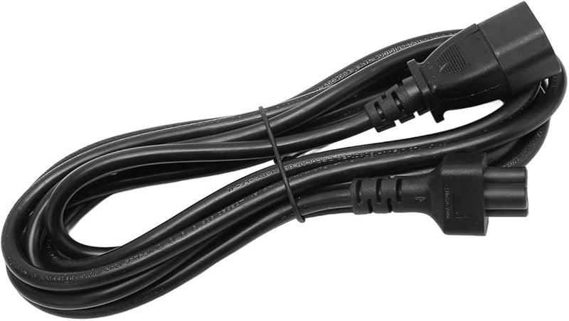 IEC320 C14 to C5 Power Cord 9.8ft Extension Cable with Tension PVC Cover for Laptop Adapters - Image 3