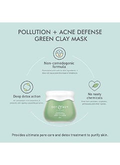 Dot & Key Pollution + Acne Defense Green Clay Mask ; Face Mask For Glowing Skin ; Clay Mask For Oily, Acne Prone Skin ; 85Gm  - Image 5