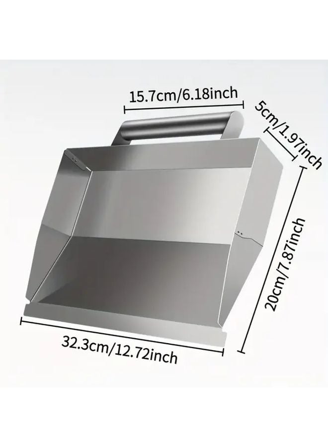 Heavy Duty Cement Mortar Spatula 1 Pack Stainless Steel Construction Trowel - Image 4