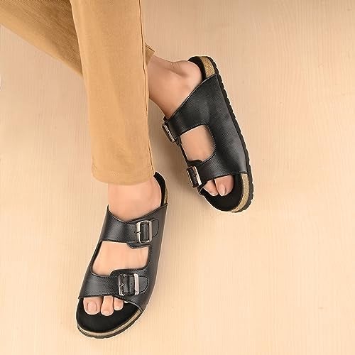 Centrino Men's 3257 Black Sandal_9 UK (3257-1) - Image 2