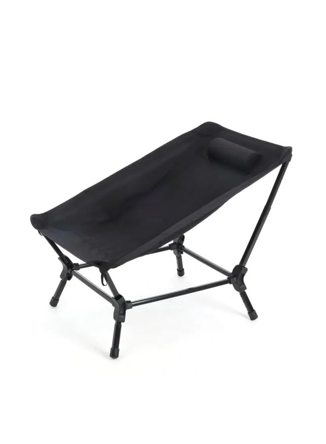 ALGHAFA Luxury Camping Chair – Lightweight Foldable Outdoor Chair – Portable Relax Chair – Black – ALGHAFA - Image 1
