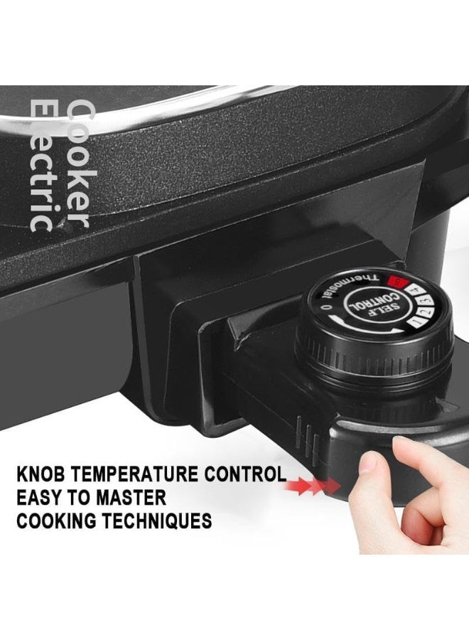 2 in 1 Grill Hot Pot Multifunctional Indoor Teppanyaki Korean BBQ Capacity for 2-5 People - Image 5