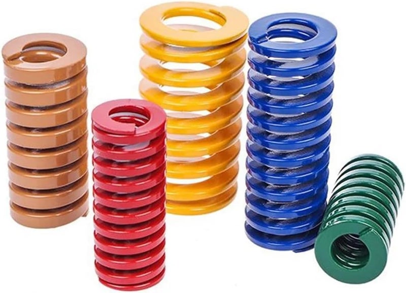Die Spring 1PCS Spiral Stamping Spring Compression Spring Release Pressure Mould Spring Steel for 3D Printer Car Electric Pedal(75mm,OD40MM-(ID20MM)_RED) - Image 4