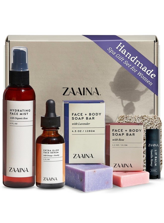 Zaaina Spa Gifts for Women - Relaxation Spa Kit for Women, Luxury Handmade Pampering Spa Gifts for Women, Spa Gift Basket for Mom, At Home Bath and Body Self Care Spa Package, Birthday Gifts for Women by ZAAINA - Image 1