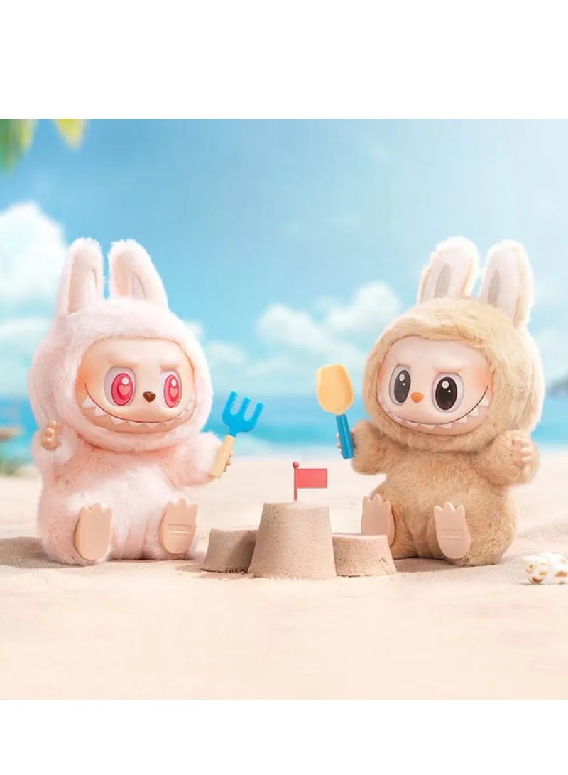 LABUBU POP MART Labubu Second Generation Sit-and-Sit Party Series-5.91-inch vinyl plush blind box doll, equipped with a hanging ring, suitable for various bag hangings, desktop ornaments and birthday gifts, bagged  - Image 3