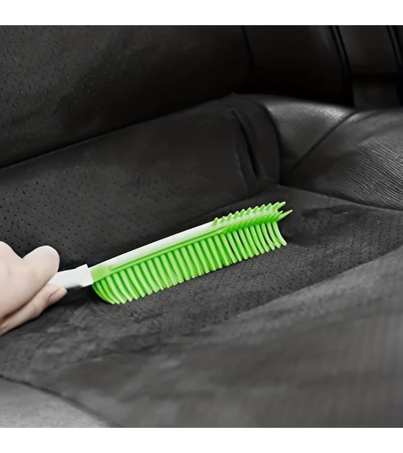 Pet Hair Remover Blue 3pcs Portable Carpet Clothing Furniture Sofa Leather Seat Brush Also Cat Dog Massage Bath Brush - Image 3