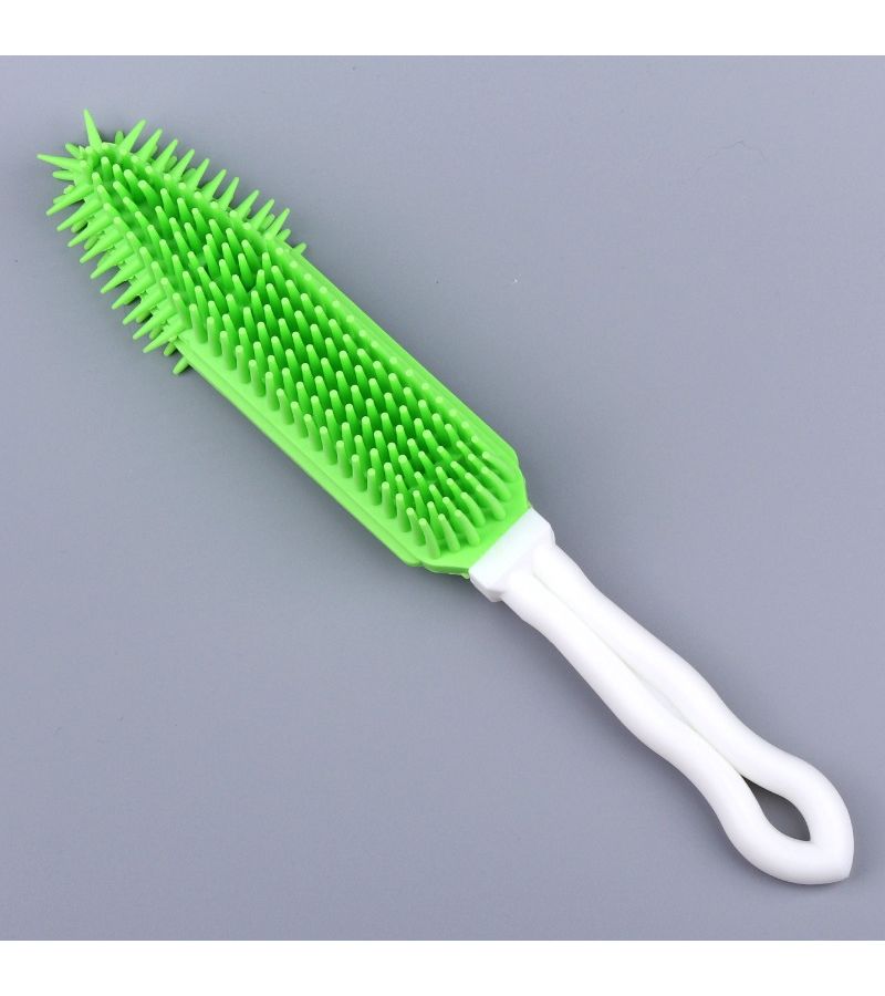Pet Hair Remover Blue 3pcs Portable Carpet Clothing Furniture Sofa Leather Seat Brush Also Cat Dog Massage Bath Brush - Image 5