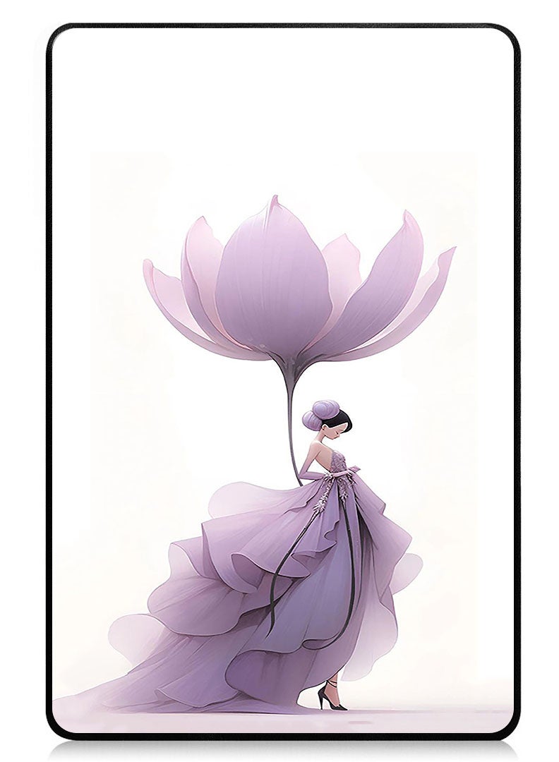 Theodor Protective Flip Case For Xiaomi Pad 7 & Xiaomi Pad 7 Pro With Trifold Stand Auto Wake Sleep Shockproof Cover - Women Flower - Image 1