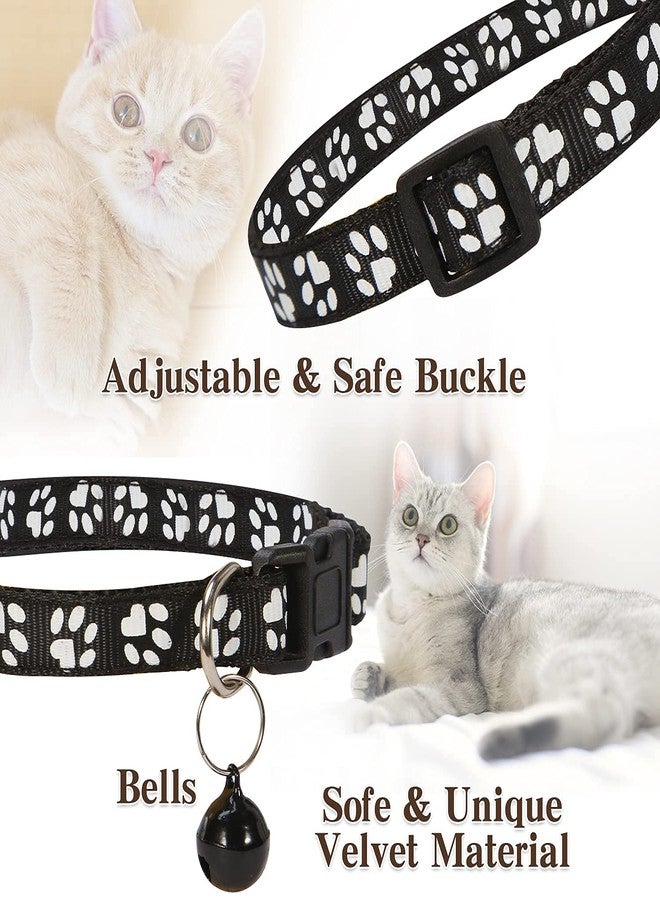 Hachiko (Buy 1 Get 1 Free) 2 pcs.Cat Collar with Bell,Kitten and Small Dogs Soft Adjustable Collar,Safe,Breakaway for Cats and Puppies- (Random Colors), 36 x 1 cm, multicolor - Image 3