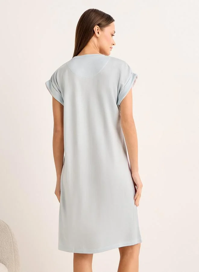 Splash FAV  Sleepshirt Extended Sleeve Care Bear Print for Women | Best Price UAE