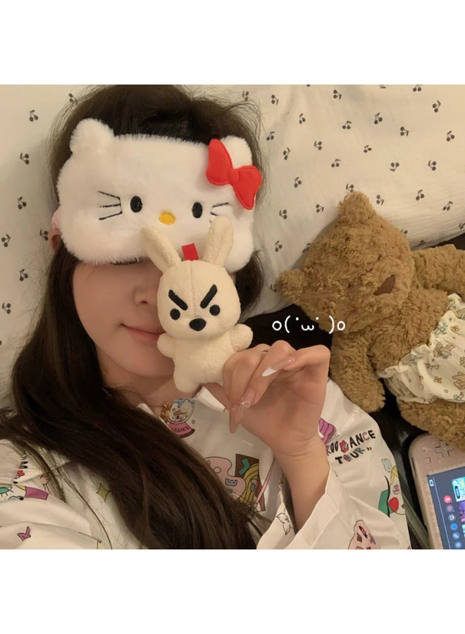 Generic Cute Cartoon Sad Frog Eye Mask Hair Band Hair Band Wash Face Headband Funny Hair Accessories Hot And Cold Dressing Shading Sleep-Specification:Eye Mask Ice Pack  - Image 2