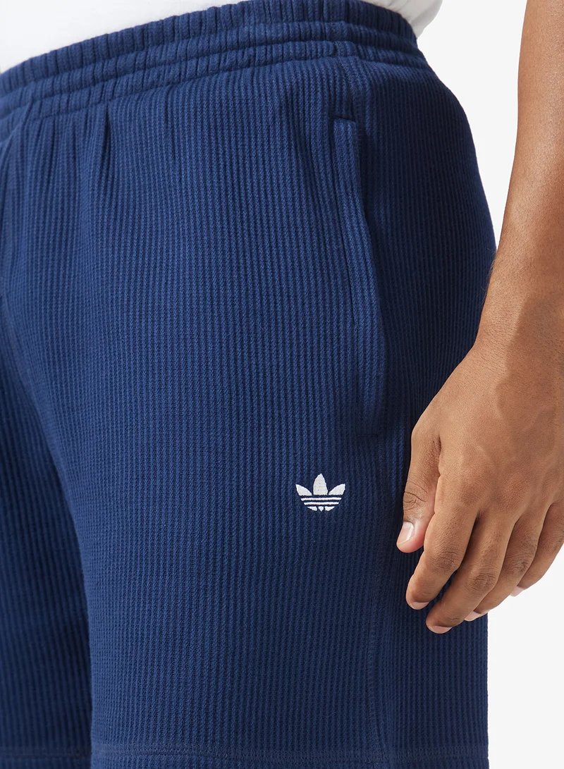 Adidas Originals NINDIG Trefoil Essential Waffle Shorts for Men | Best Price UAE