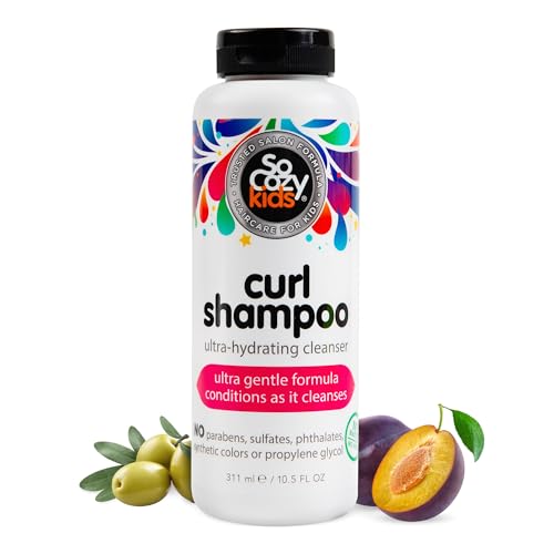SO COZY SoCozy Curl Shampoo | For Kids Hair | Ultra-Hydrating Cleanser | No Parabens, Sulfates, Synthetic Colors or Dyes, Sweet-Crème, 10.5 Fl Oz - Image 1