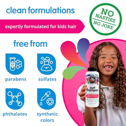 SO COZY SoCozy Curl Shampoo | For Kids Hair | Ultra-Hydrating Cleanser | No Parabens, Sulfates, Synthetic Colors or Dyes, Sweet-Crème, 10.5 Fl Oz - Image 5