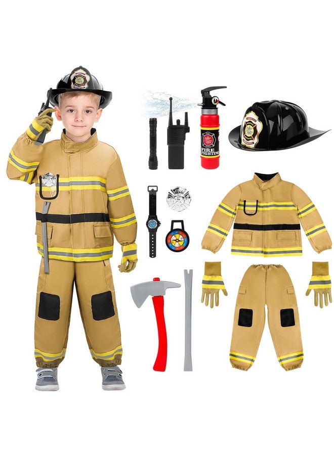 دياو زي رجل الإطفاء للأطفال، مجموعة ألعاب تلبيس رجل الإطفاء مع إكسسوارات، أزياء الهالوين، لعبة تظاهرية هدية للأولاد - Image 1