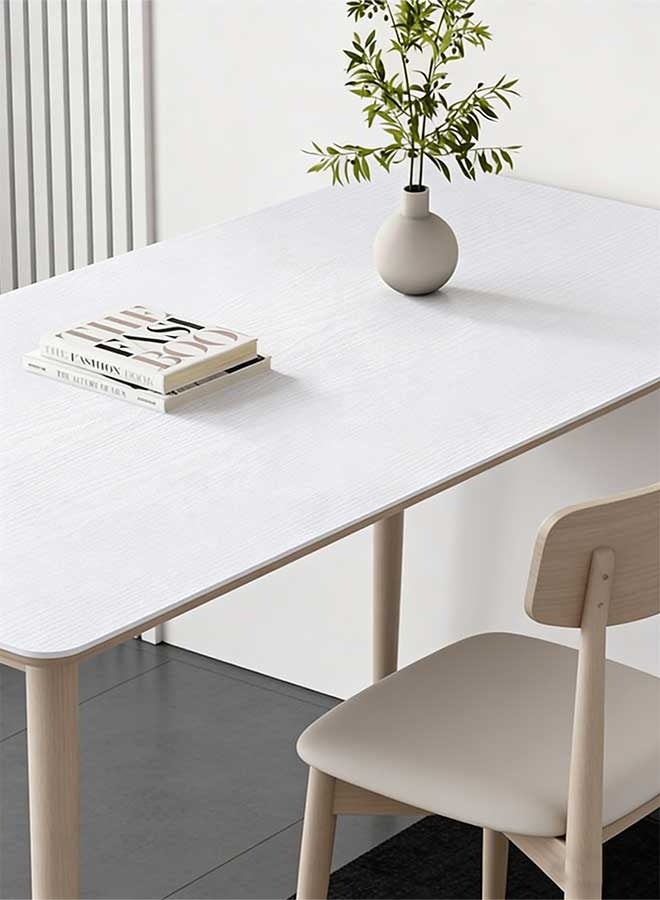 RAWAID Peel and Stick Wallpaper Wood Contact Paper Wood Wallpaper White Wood Grain Contact Paper Thicken Textured for Cabinets and Drawers Countertops Waterproof Self Adhesive Vinyl 15.7" x 118" - Image 3