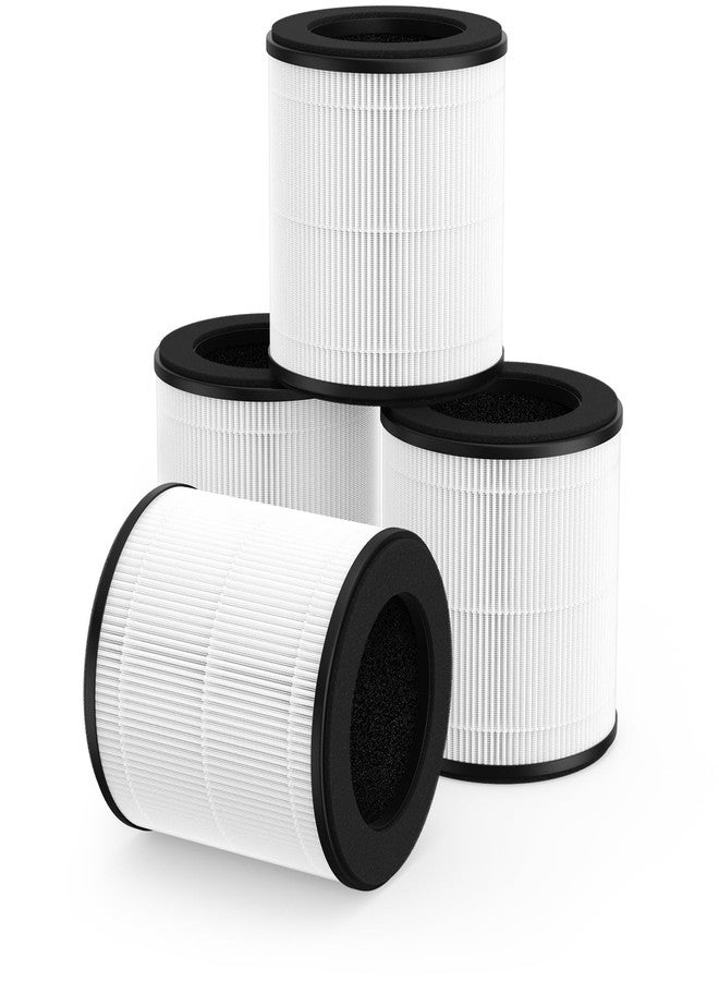 FMDZFL 4-Pack B-D02L True HEPA Replacement Filter Compatible with MOO-KA and KOIOS B-D02L Purifier, H13 True HEPA Air Filter Set - Image 1