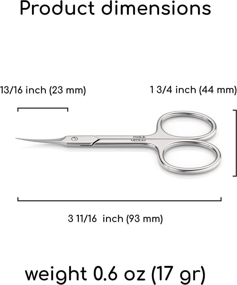 Maluk Professional Cuticle Scissors Medium - Image 3