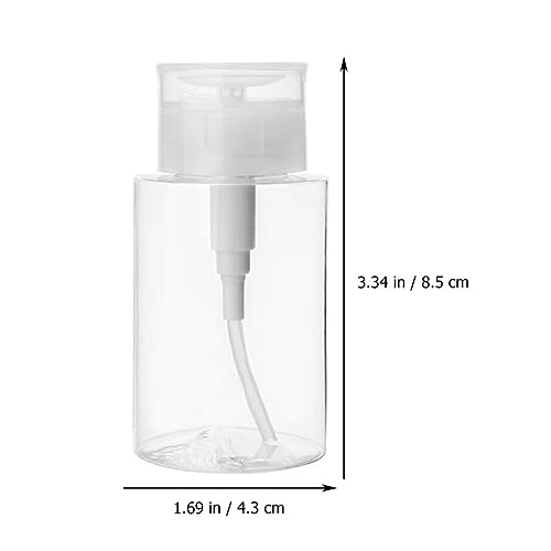 minkissy 2 Pack 3.4Oz Leakproof Petg Press Pump Dispenser Bottles Refillable Travel Containers for Cosmetics Micellar Water Nail Polish Remover - Image 4