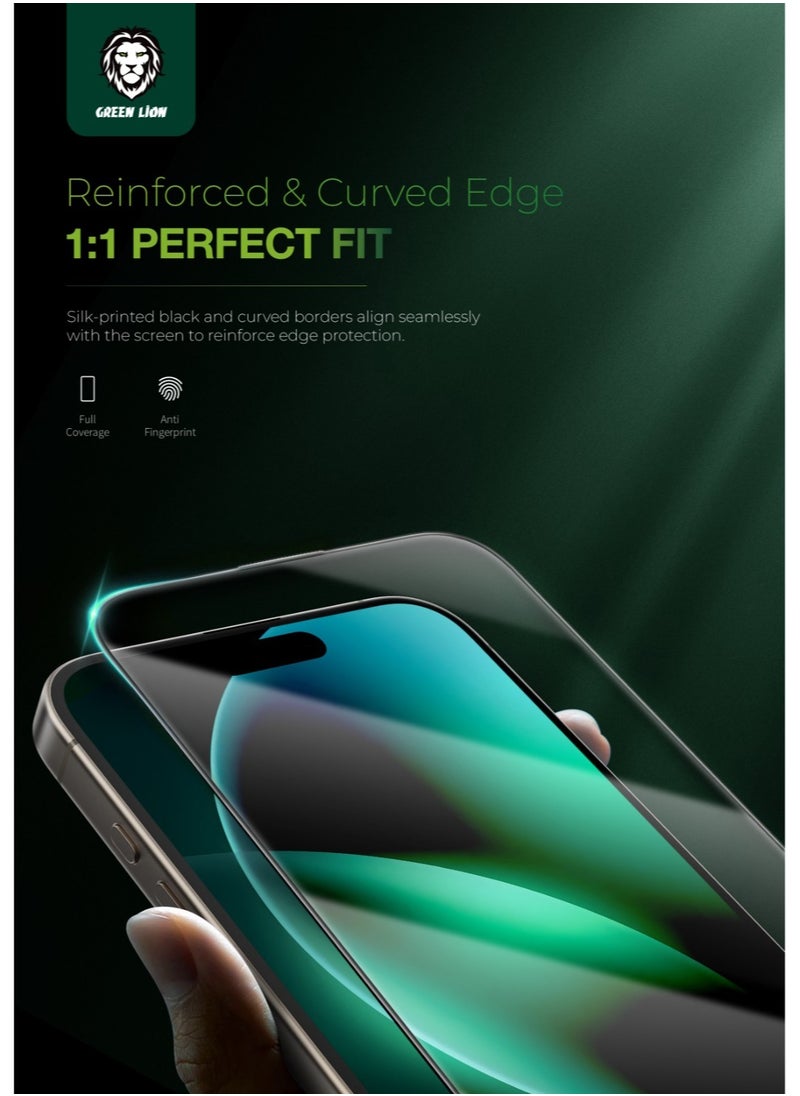 iPhone 16 Plus Screen Protector 9H Steve HD /Anti Scratch/Grease Resistance/Bubble Free/Anti Fingerprint - Clear