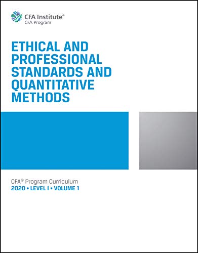 Cfa Program Curriculum 2020 Level I Volumes 16 Box Set 