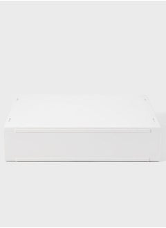 MUJI Polypropylene Wide Thin Drawer Type Case, W 37 x D 26 x H 9 cm, White  - Image 3