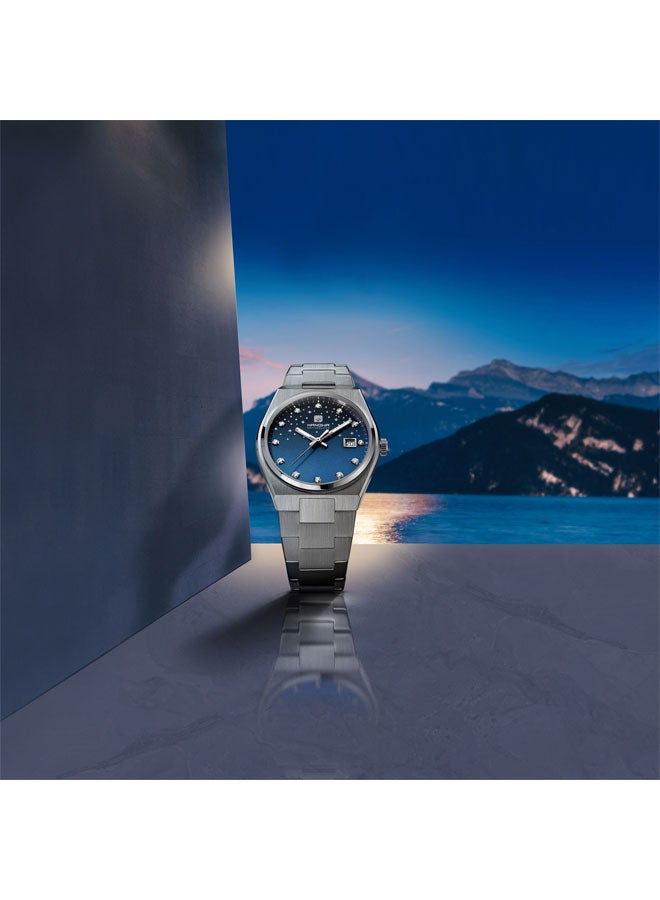 Hanowa Lancy 36mm Blue Dial Stainless Steel Bracelet Watch for Women  - Image 4