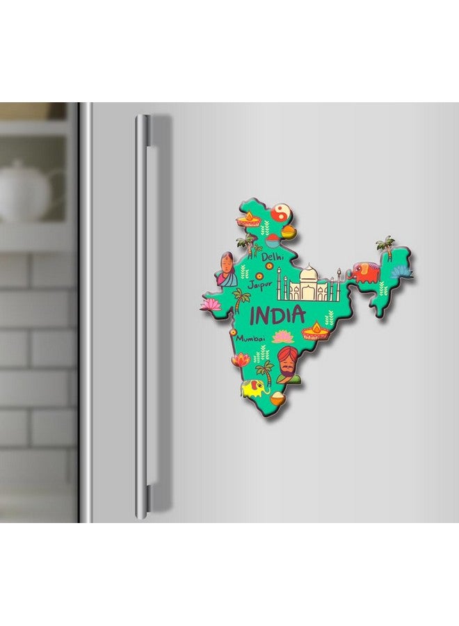 Yey Fridge Magnets Set for Home, Cafe, Kitchen & Office Decoration (Indian Illustration 1) - Image 2