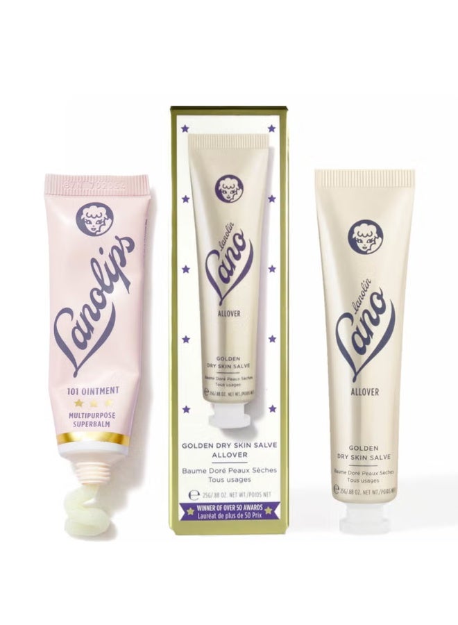 لانو ليبس مرهم لانوليبس ١٠١ مع مرهم ذهبي مزدوج من لانوليبس هايدريشن ميراكل - Image 1