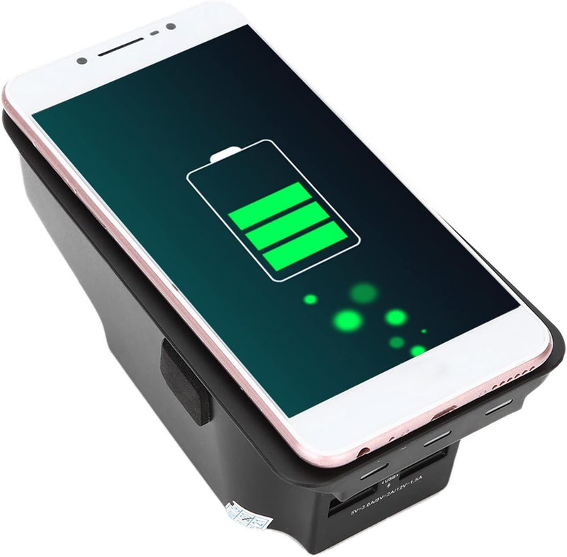 klarako Wireless Charger, 15W Car Wireless Phone Charger Quick Charging Plate Induction Pad Inductive Charger Fit for S60 V60 XC60 S90 V90 XC90 - Image 1