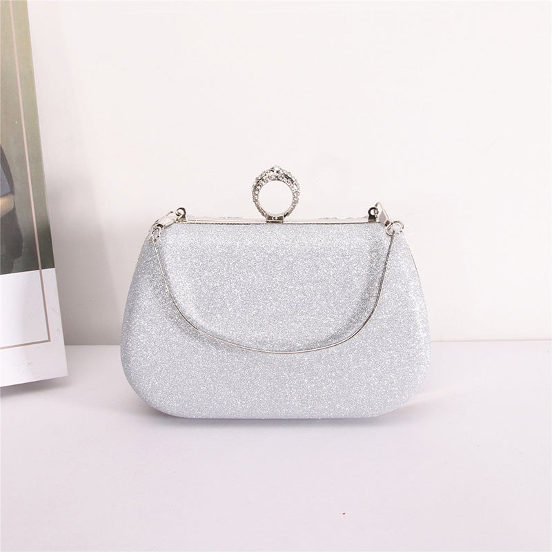 Elegant Evening Pleated Clutch Bag - Image 3