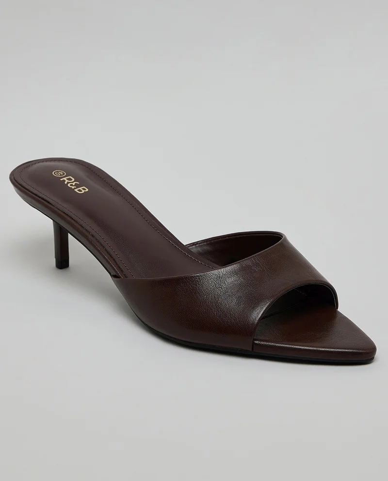 أر أند بي Solid Heel Sandals