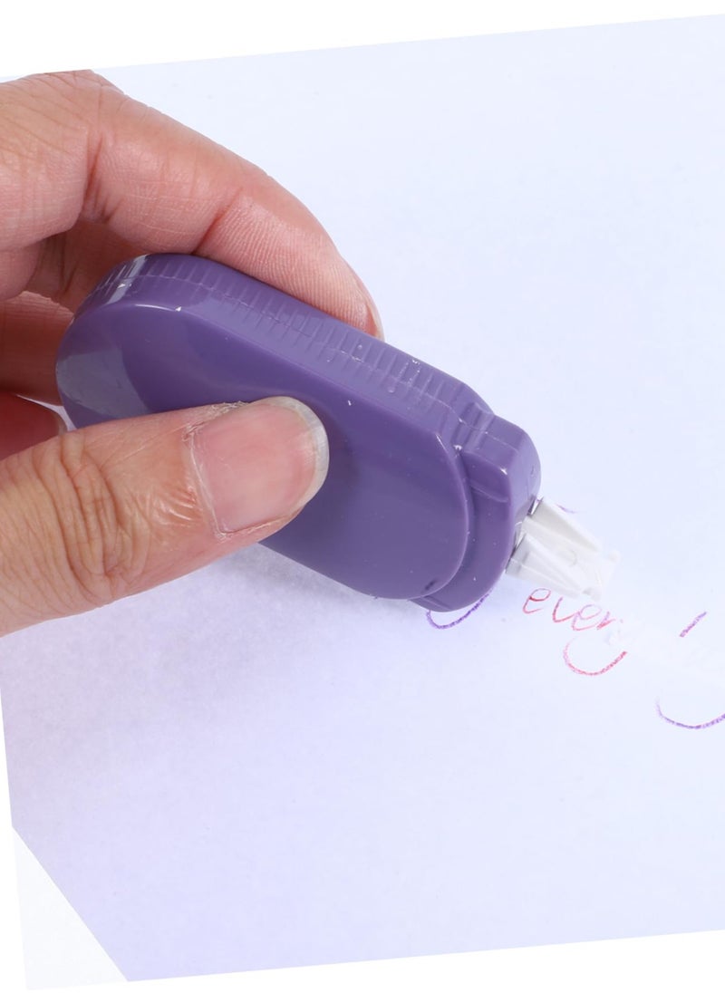 Generic 6 PCS Correction Tape,Gradient Color Portable Mini Correction Tape,Smooth And Easy To Use Applicator, Correction Tape Is A School Supplies,Office Supplies For Students,Children (Purple)  - Image 3