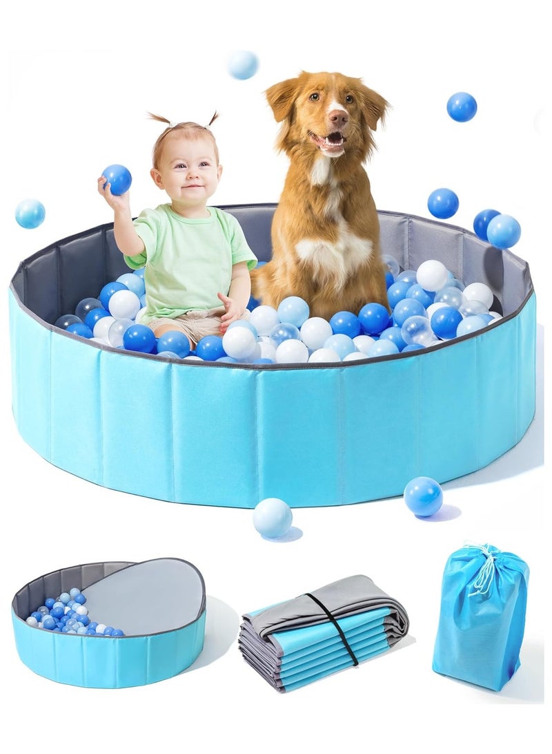 YelaJoy Baby Ball Pool - Folding Portable Ball Pool, Double Oxford Cloth, Kids Baby Outdoor Indoor Ball Pool Game - Image 1