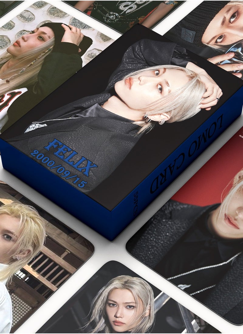 Harse 55 Piece Stray Kids New Album 合(HOP) Member Felix 20000915 Individual Lomo Card  - Image 1