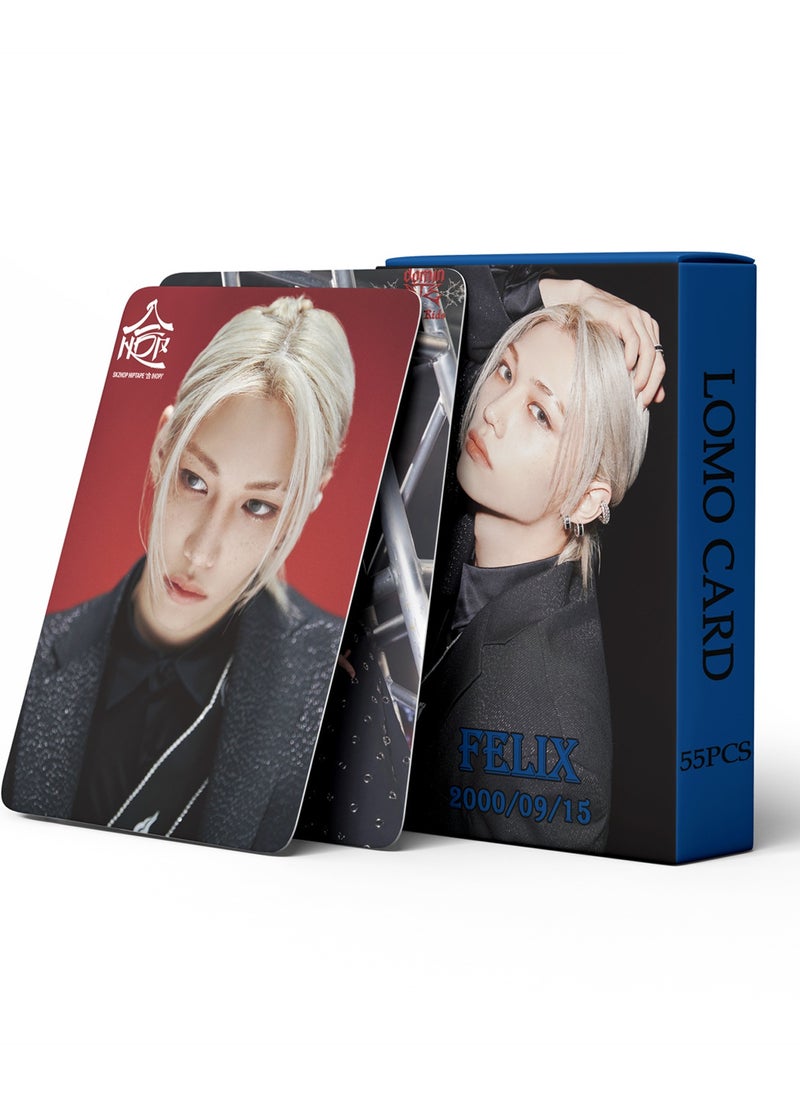 Harse 55 Piece Stray Kids New Album 合(HOP) Member Felix 20000915 Individual Lomo Card  - Image 5