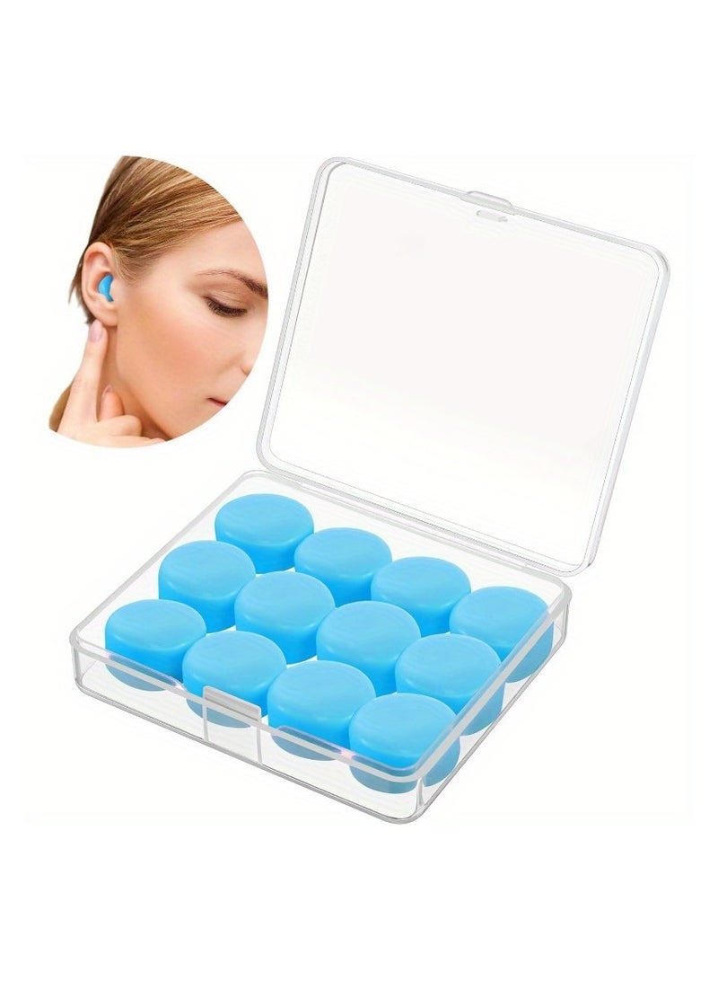 سدادات الأذن المصنوعة من السيليكون - سدادات أذن إسفنجية فائقة النعومة - أقنعة عين للنوم للرجال والنساء عبوة قيمة - للنوم والشخير والسفر والرحلات الجوية والعمل بنظام الورديات - Image 2