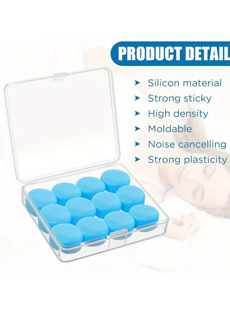 سدادات الأذن المصنوعة من السيليكون - سدادات أذن إسفنجية فائقة النعومة - أقنعة عين للنوم للرجال والنساء عبوة قيمة - للنوم والشخير والسفر والرحلات الجوية والعمل بنظام الورديات - Image 5