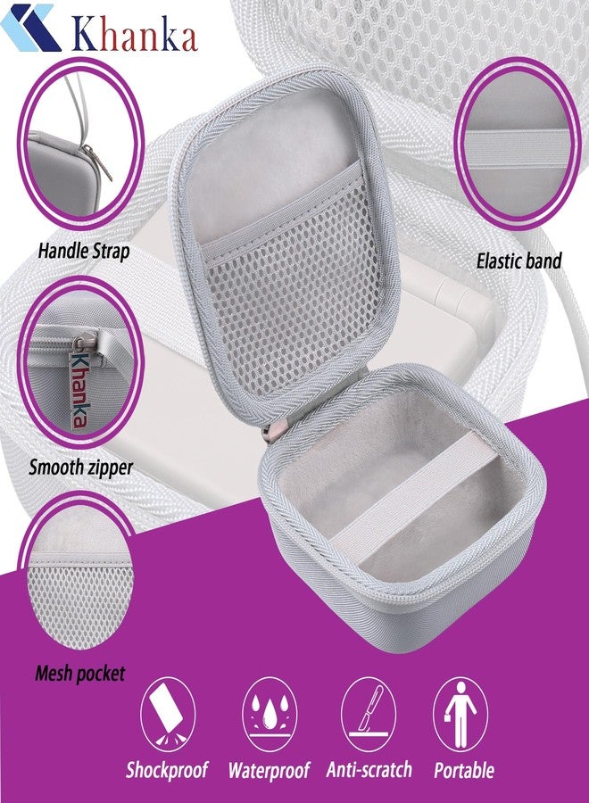 khanka Hard Travel Case Replacement for RG35XXSP Flip Portable Flip Retro Handheld Game Console,Case Only. (White) - Image 5