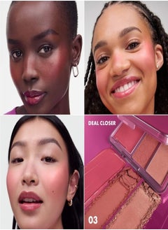 SEPHORA SEPHORA COLLECTION Blush Blush Blush Palette – Trio of Blushes – 03 Deal Closer - Muted Berry Blush Palette Shades | Cream & Powder Blush Formula – 7.7ml  - Image 2