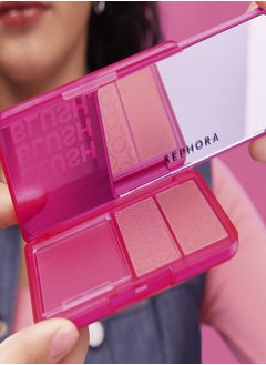 SEPHORA SEPHORA COLLECTION Blush Blush Blush Palette – Trio of Blushes – 03 Deal Closer - Muted Berry Blush Palette Shades | Cream & Powder Blush Formula – 7.7ml  - Image 5