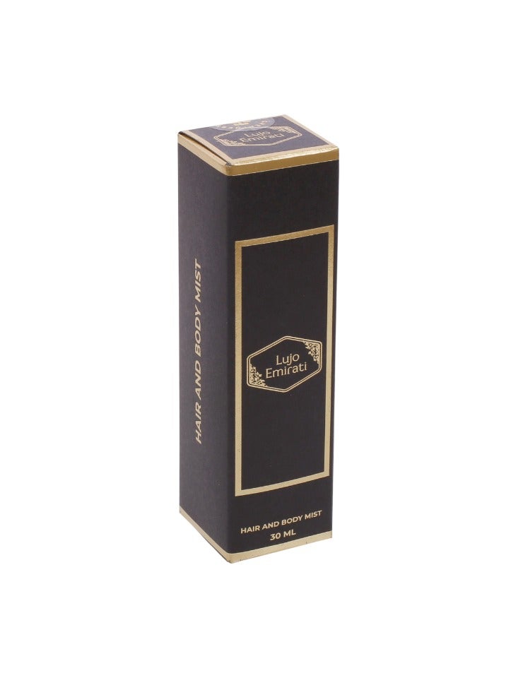 Greatness perfume Lujo Emirati Body & Hair Mist 30ml - Long-Lasting Freshness - Travel-Friendly - Instantly Refreshes - Body Spray For Men & Woman - Image 2