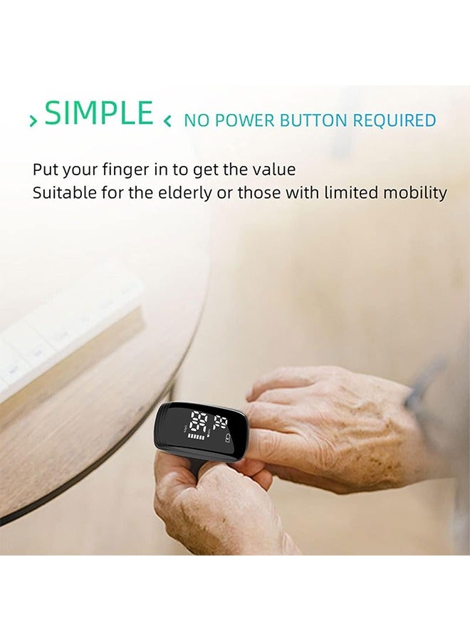 أوشن مقياس تأكسج نبض الإصبع القابل لإعادة الشحن، مقياس تشبع أكسجين الدم، مقياس تأكسج نبض طرف الإصبع، مقياس أكسجين نبض الإصبع، دقة وسرعة قراءة SpO2 مناسبة للرياضة في الهواء الطلق والأسرة - Image 4