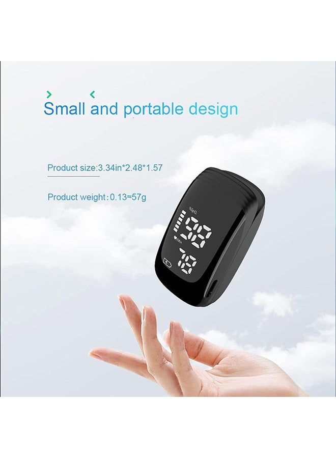 أوشن مقياس تأكسج نبض الإصبع القابل لإعادة الشحن، مقياس تشبع أكسجين الدم، مقياس تأكسج نبض طرف الإصبع، مقياس أكسجين نبض الإصبع، دقة وسرعة قراءة SpO2 مناسبة للرياضة في الهواء الطلق والأسرة - Image 5