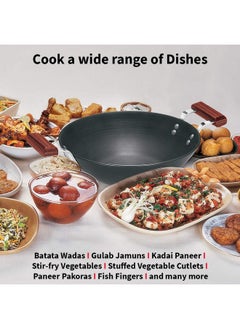 Hawkins Futura Hard Anodised Deep-Fry Pan 3.75 L, 30 cm, 4.06 mm Induction Compatible Base  - Image 5