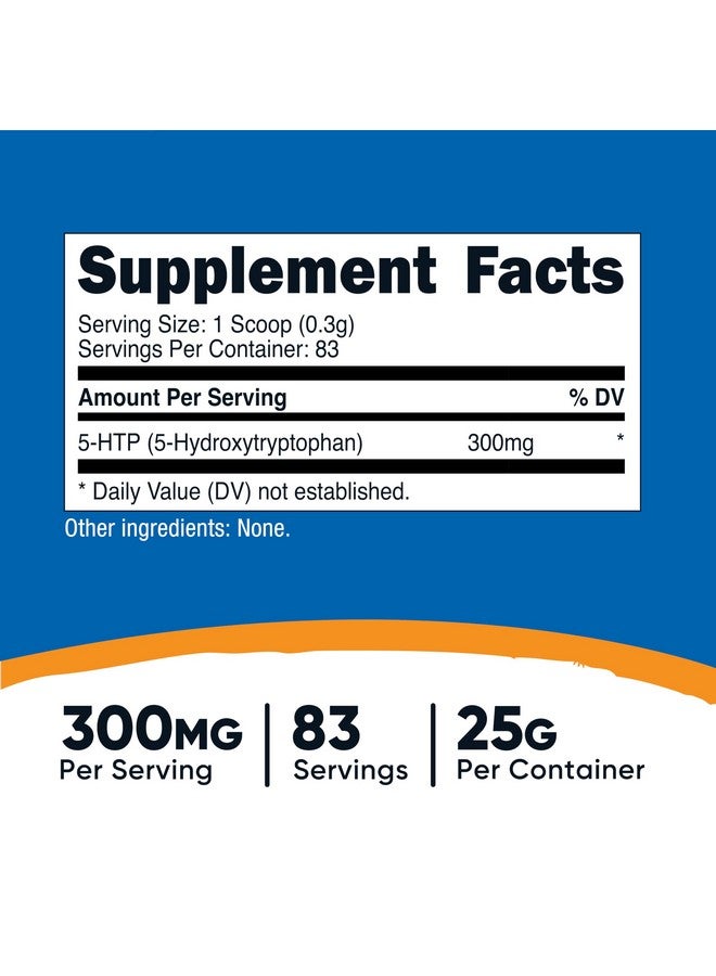 Nutricost 5-HTP Powder 25 Grams (300mg Per Serving) - Gluten Free & Non-GMO, Pure 5-htp - Image 2