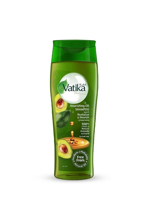 Vatika Naturals Nourishing Oil Shampoo | Natural & Herbal | Enriched with Avocado | Revitalizes & Protects - 425 ml